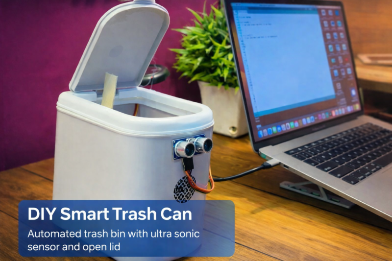 Smart dustbin using Arduino