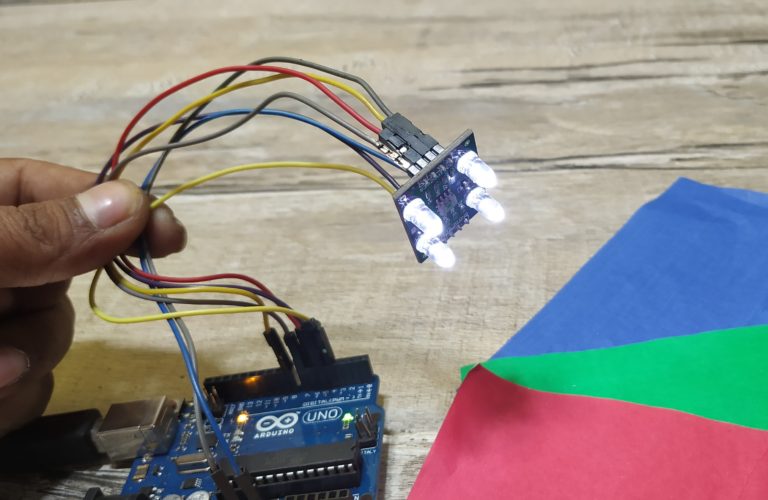 tcs3200 colour sensor with arduino
