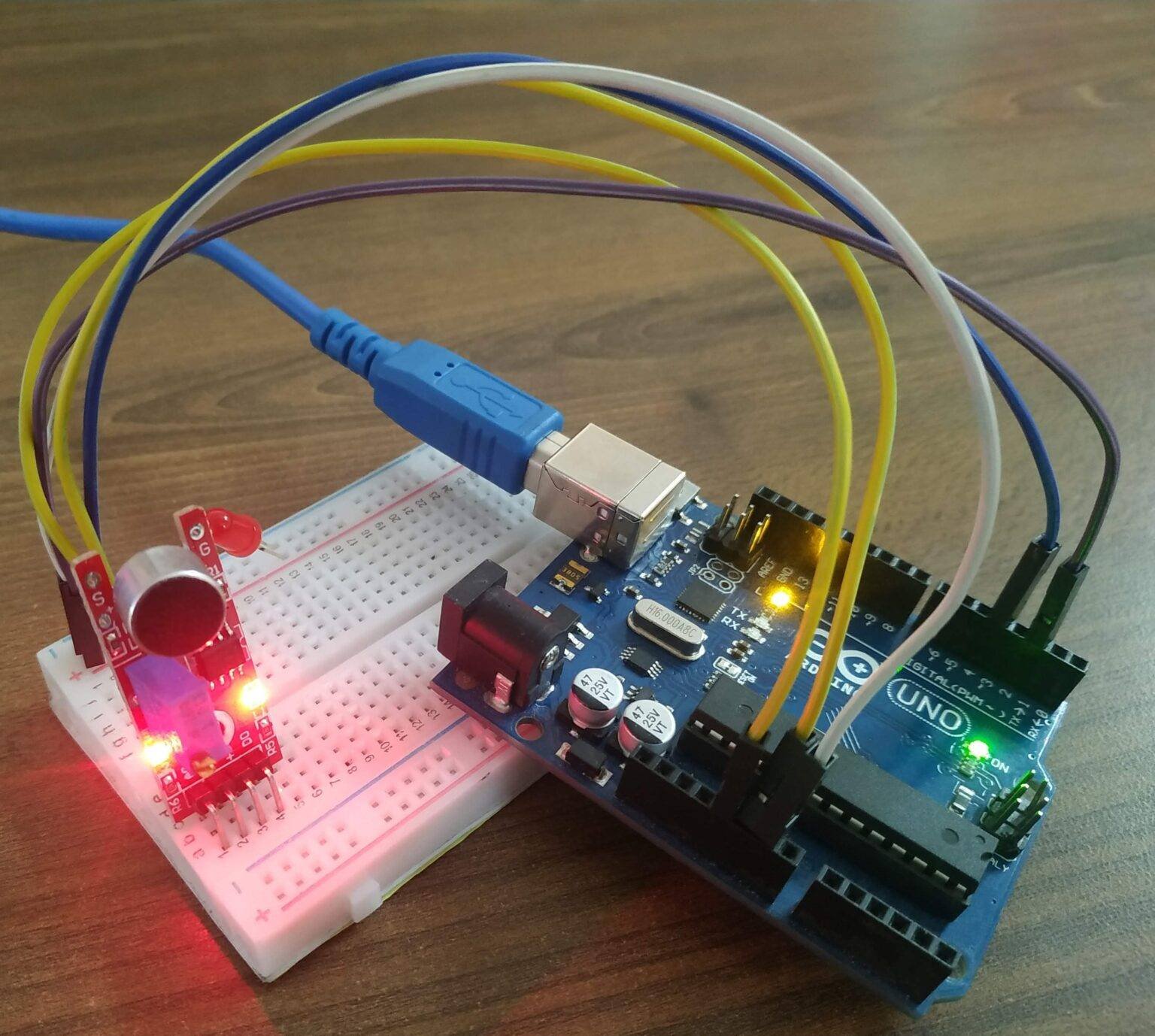 Sound Sensor With Arduino Interfacing Arduino Interfacing Sound Sensor 8072