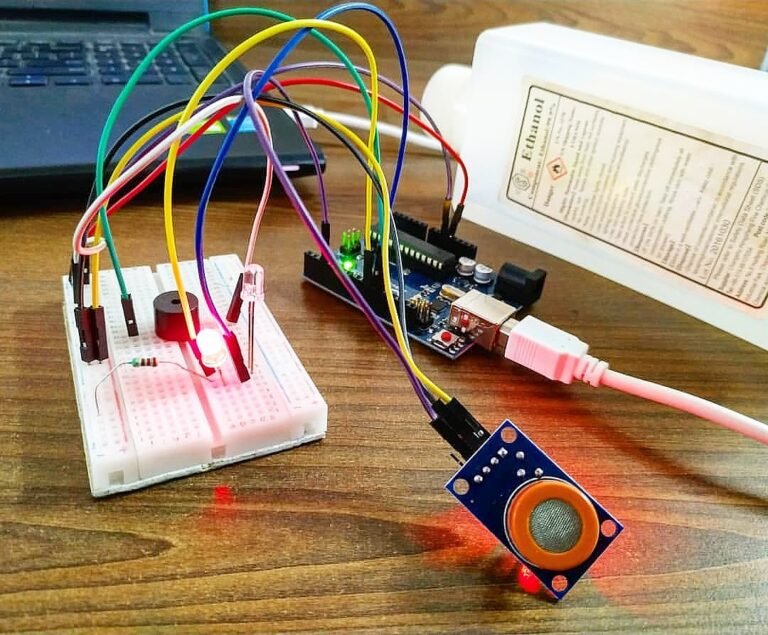 Alcohol detector using Arduino and Mq3 | MQ sensor with Arduino