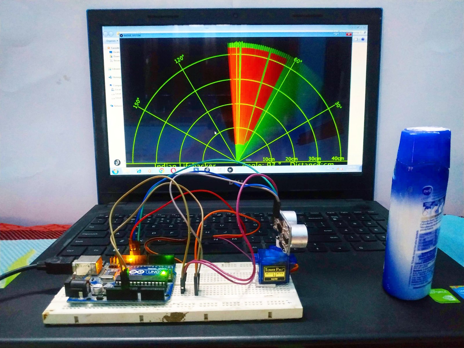Radar Using Arduino And Ultrasonic Sensor Techatronics 9031
