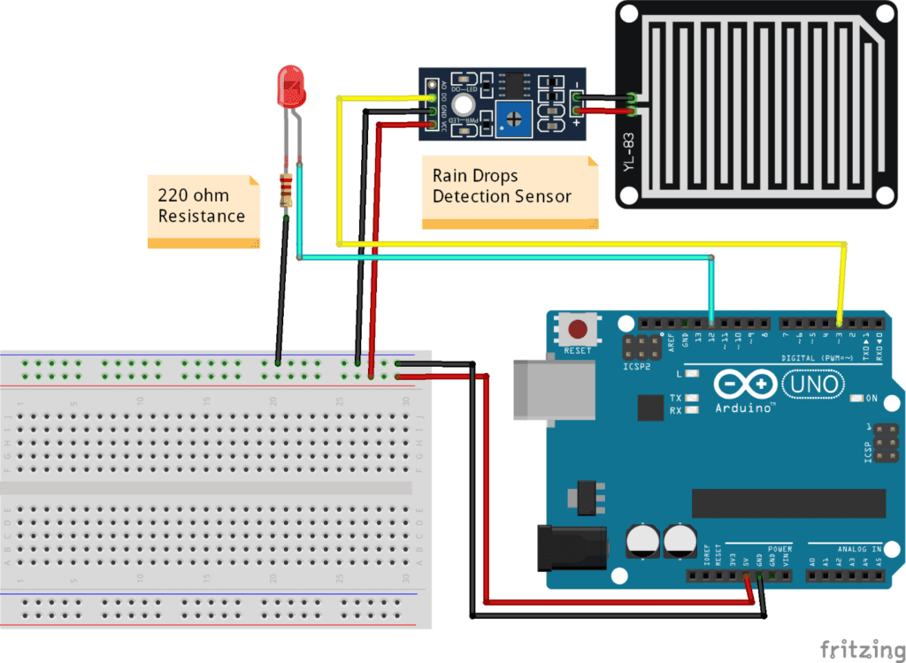 Rain sensor Arduino Mini Project | Mini project of Rain Sensor Arduino