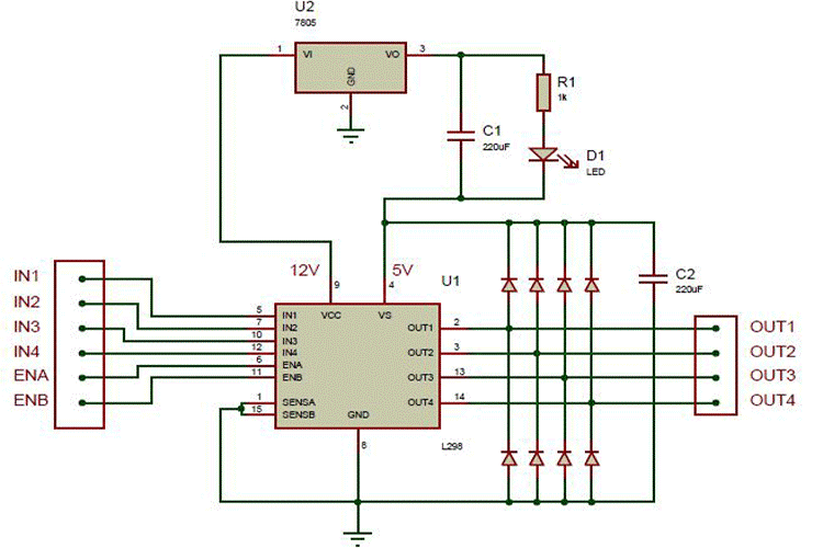 the schematic diagram for L39d driver 