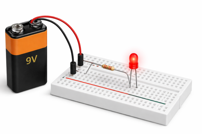 how to connect a resistor
