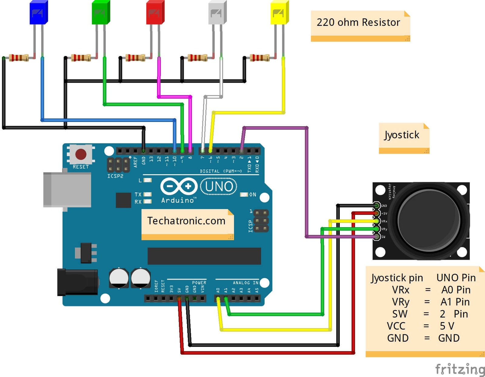Arduino Joystick Wiring 2314