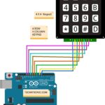 Keypad Interfacing With Arduino Circuit Diagram