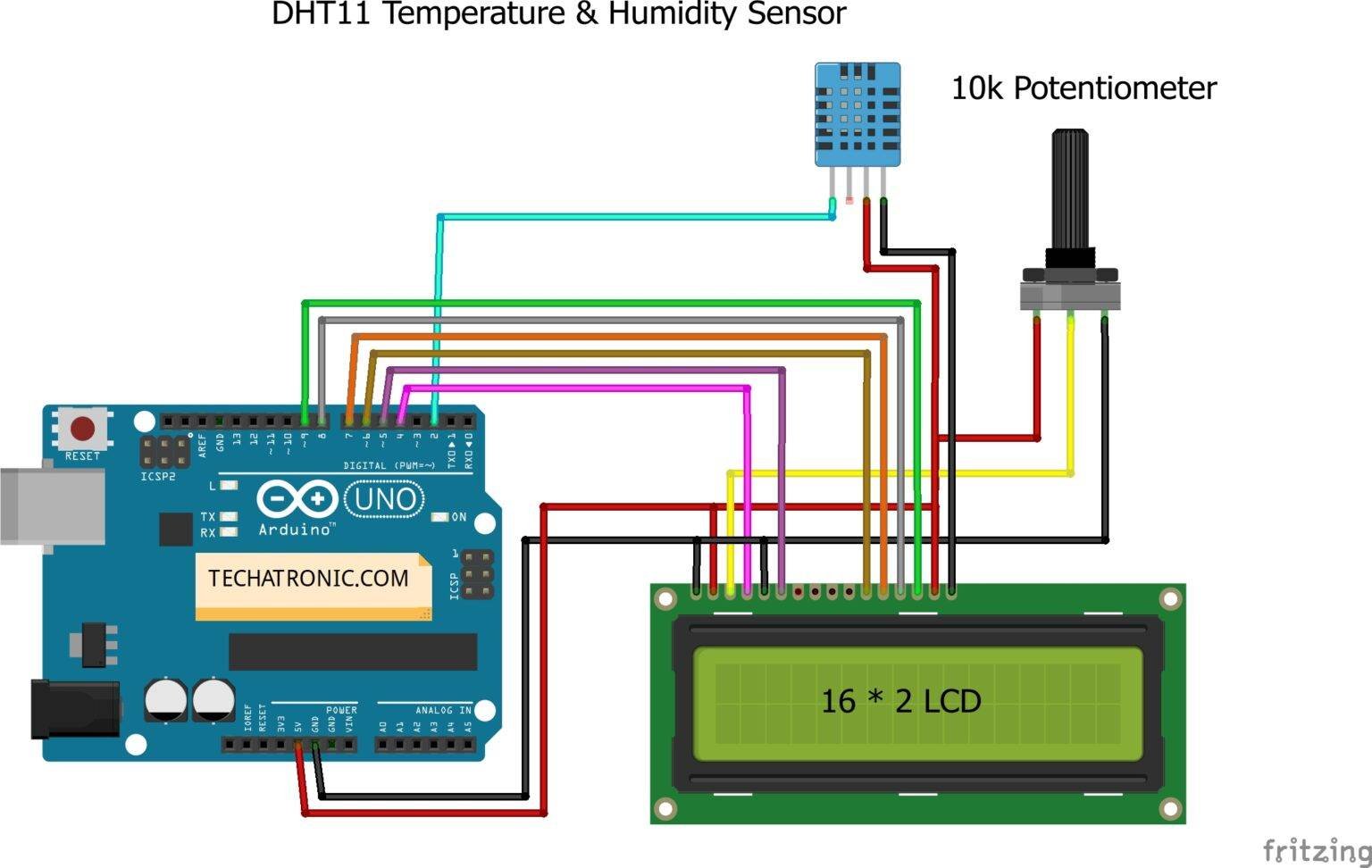 Diy Weather Station With Arduino Dht11 Sensor 5498