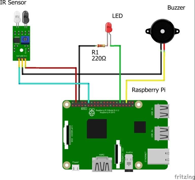 Raspberry Pi With Ir Sensor Lm358 Using Pyhton Raspberry Pi Tutorial 