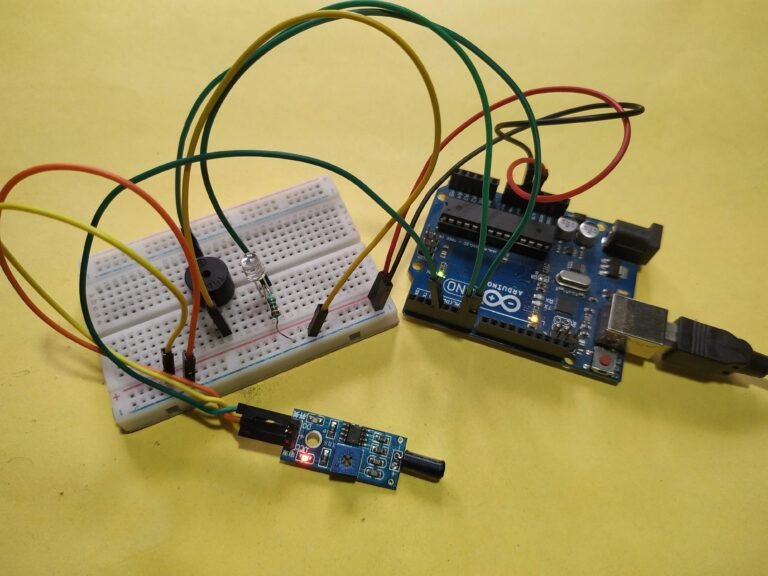 Arduino Vibration sensor interfacing | Vibration sensor Arduino