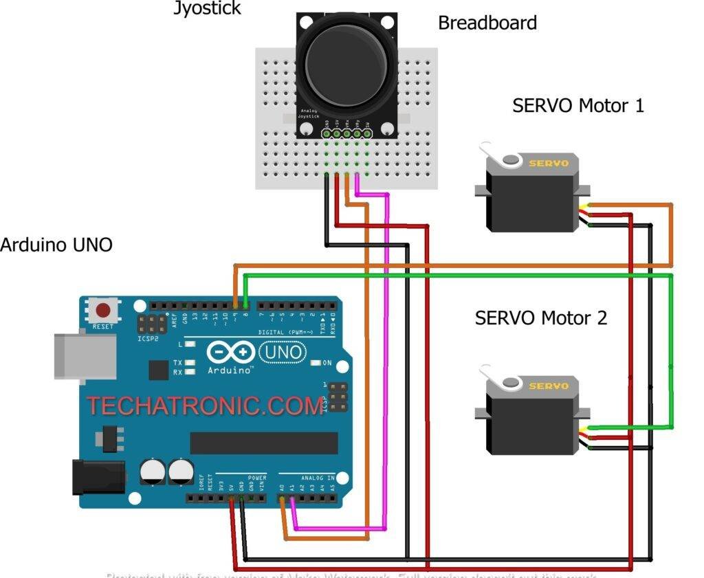 Robot arm best sale servo motor arduino