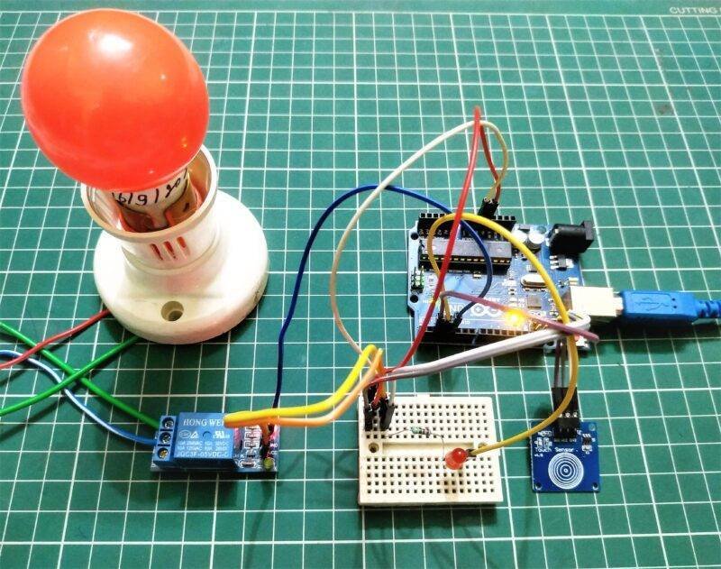 Touch sensor with Arduino | arduino touch switch | Techatronic