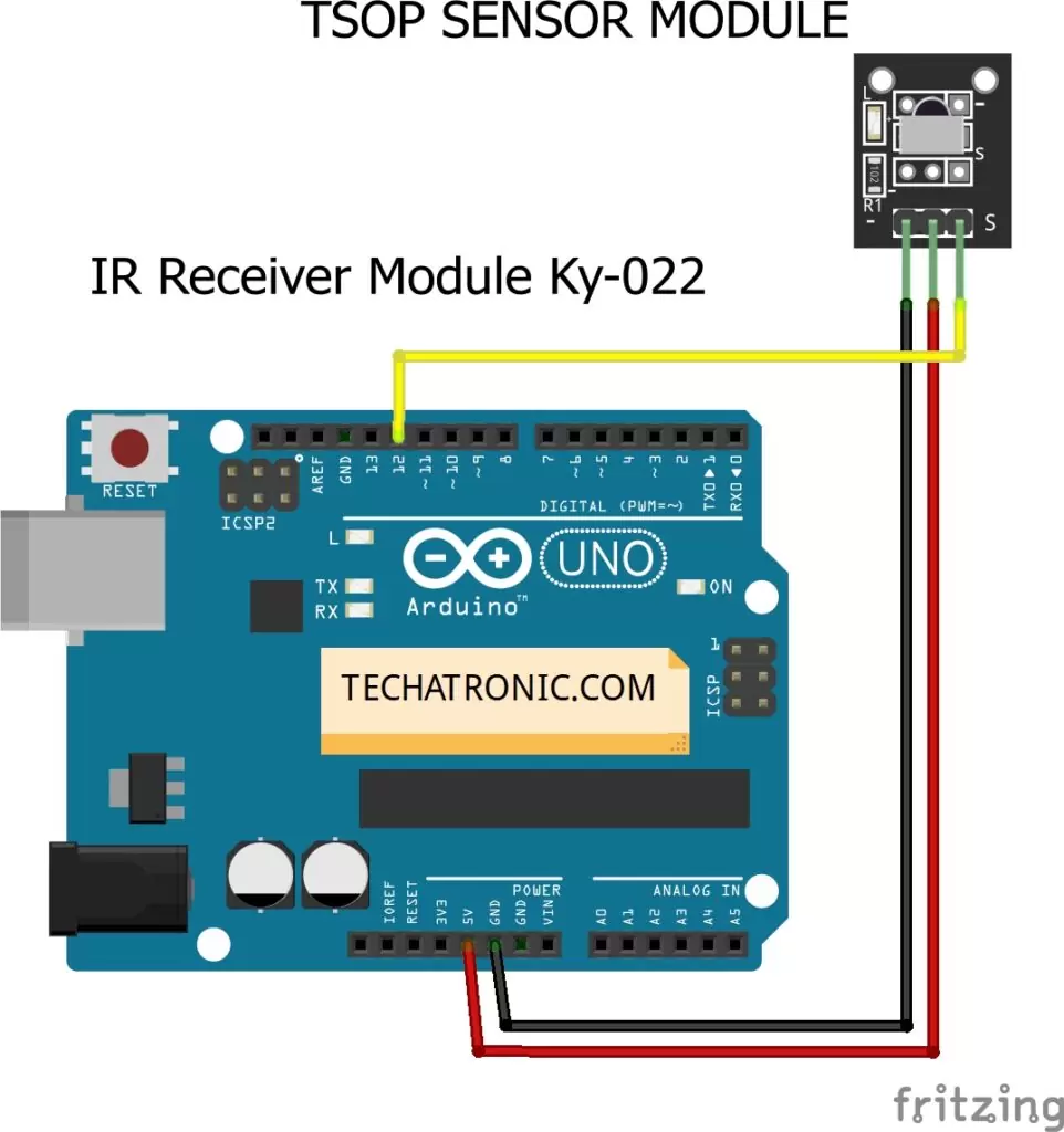 Arduino tsop circuit diagram