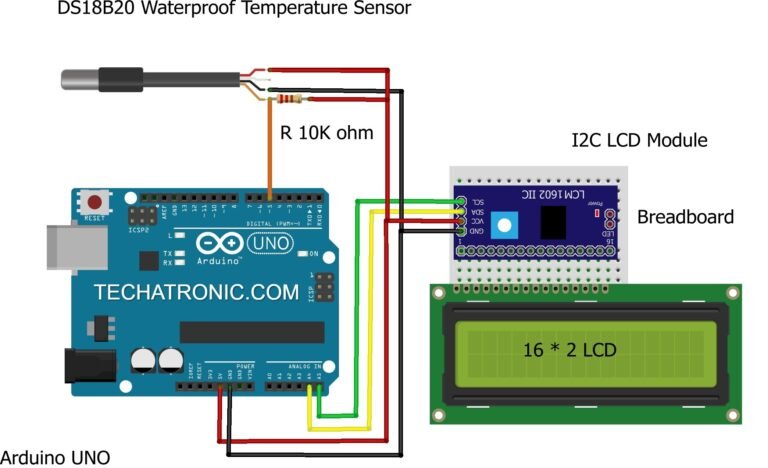 Tutorial Menggunakan Sensor Suhu Ds18b20 Pada Arduino Narin Laboratory Images 8980