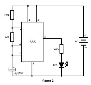 555 led flasher circuit 