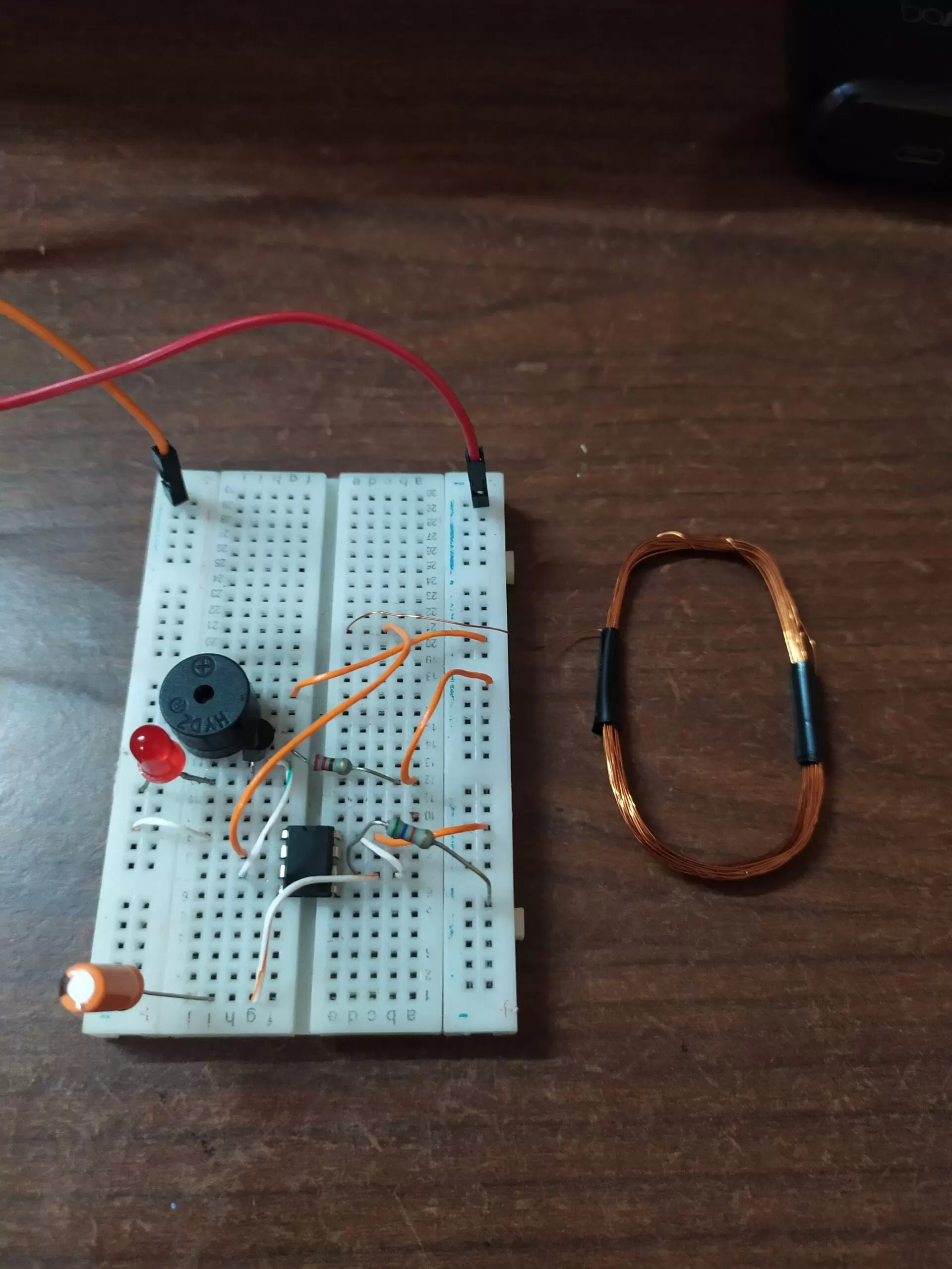 Current Detector 555 timer project