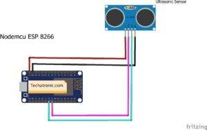 ESP8266 With Ultrasonic sensor | ESP8266 Tutorial