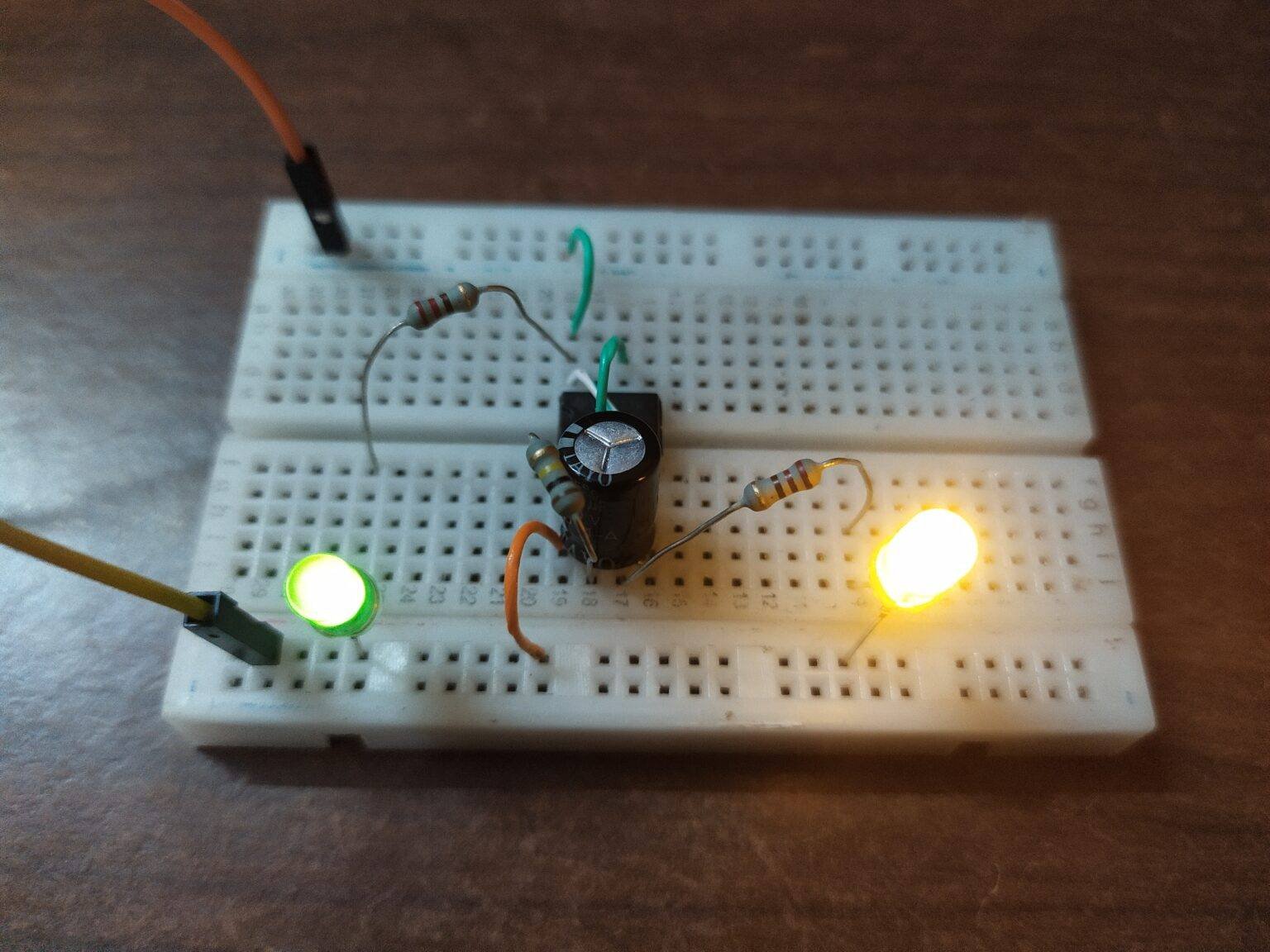 555 delay timer with ON/OFF | Basic project with 555 timer