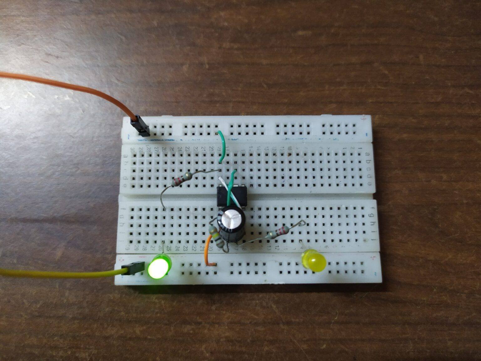 555 delay timer with ON/OFF | Basic project with 555 timer