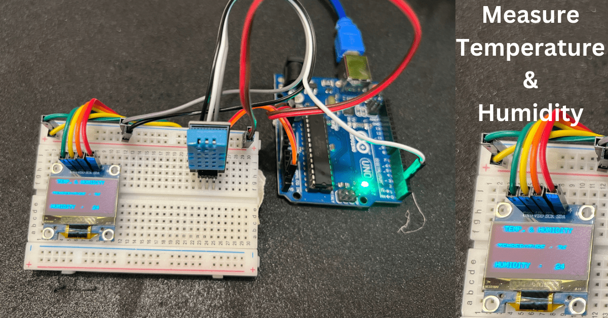 DHT WITH ARDUINO AND OLED