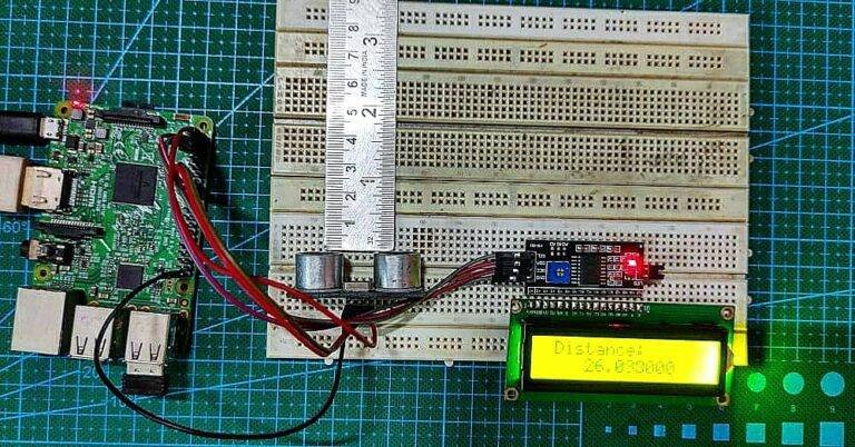 ultrasonic sensor with raspberry pi