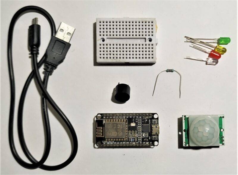 esp8266 serial pir monitor component