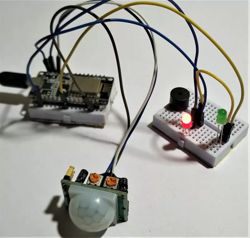 esp8266 motion sensor system
