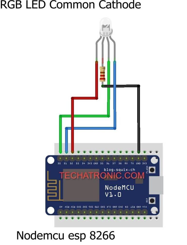 RGB LED with NodeMCU | ESP8266 Tutorial | IoT Tutorial