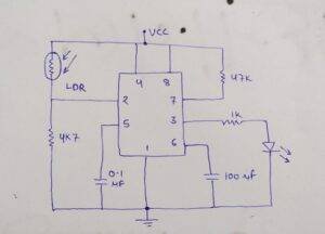 automatic street light project | 555 timer automatic street light