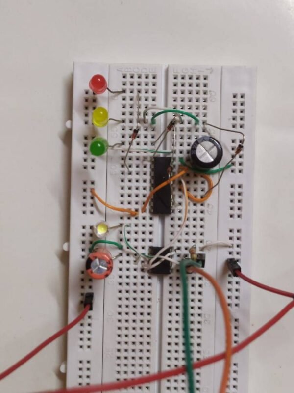 Traffic Light Project Using 555 