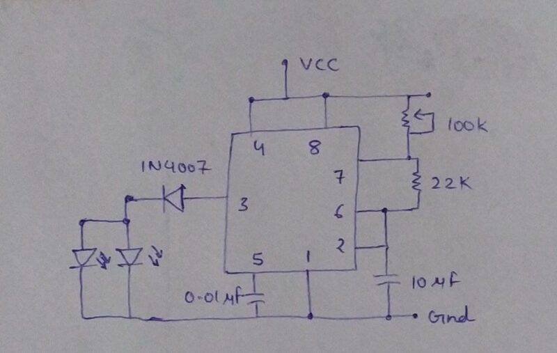 Railway Signal Using 555 Ic 