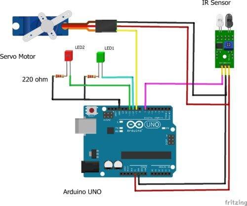 Automatic door with Arduino