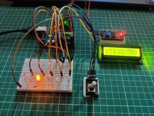 Arduino with led Project using Rotatory Encoder | Arduino LED project