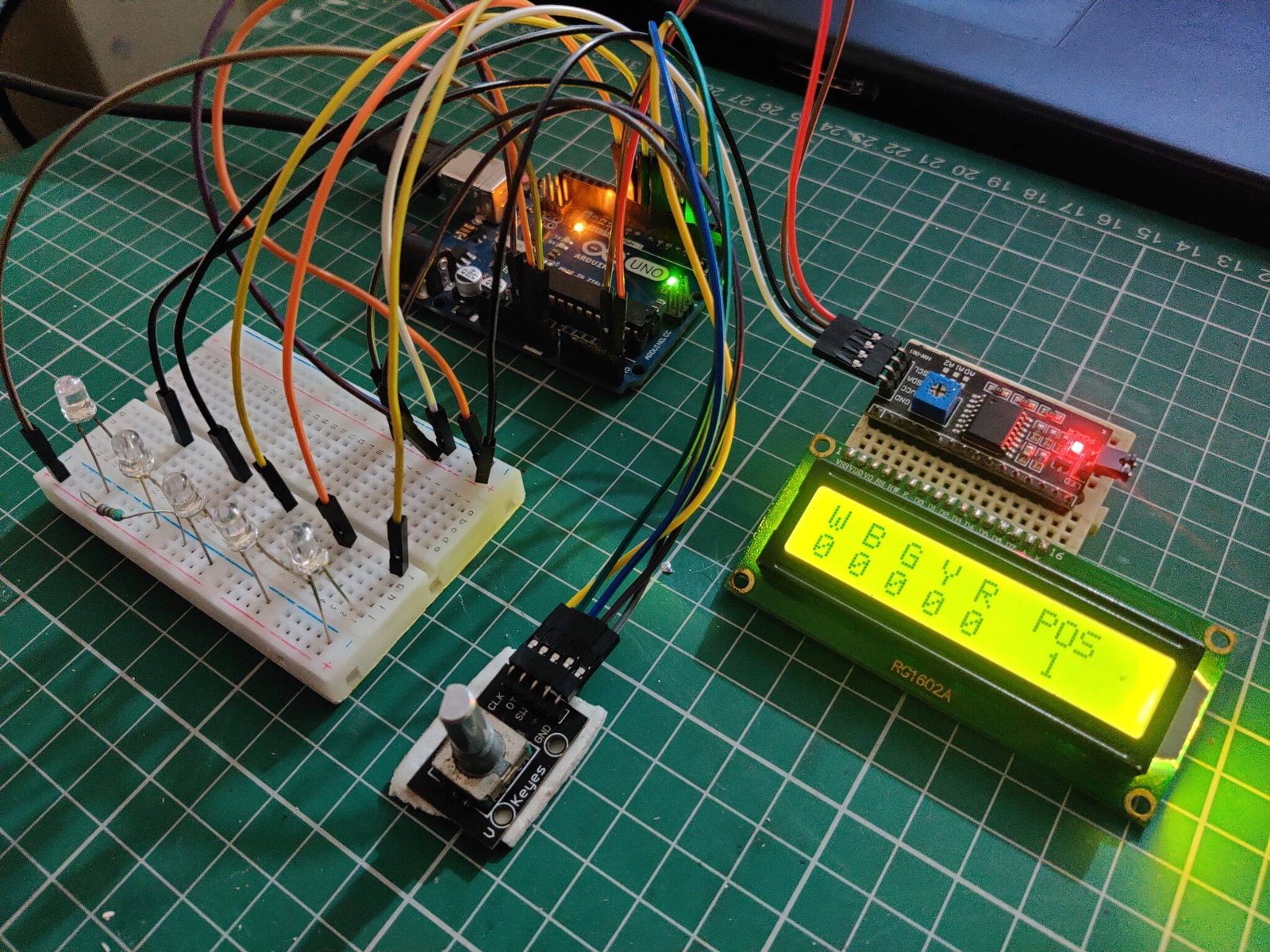 Arduino with led Project using Rotatory Encoder | Arduino LED project