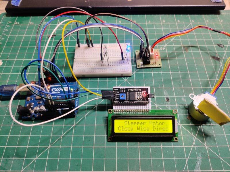 stepper motor with arduino 