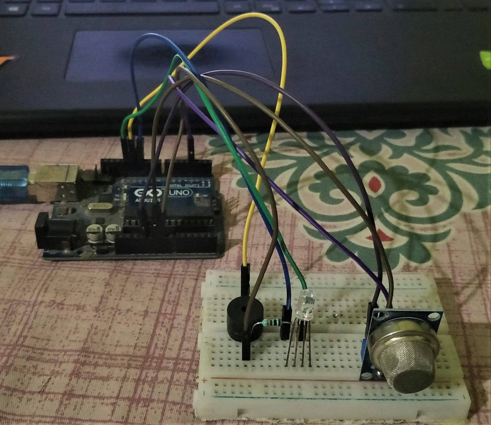 LPG gas sensor interface with Arduino (MQ6) | LPG gas sensor interface
