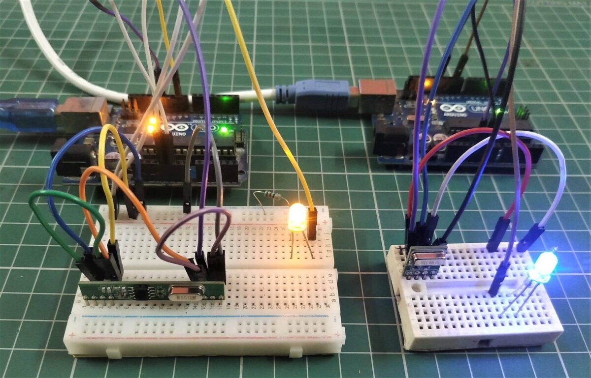 Arduino with Rf module Interfacing | Rf module with Arduino