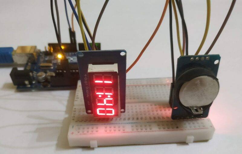 Arduino Digital Clock Using Rtc 7 Segment Arduino Clock 7859