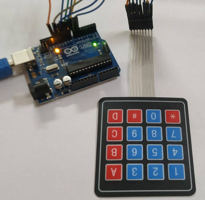 Arduino with keypad 
