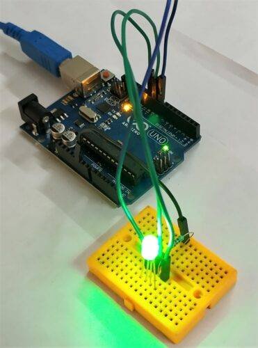 Rgb Led With Arduino Uno Example Techatronic