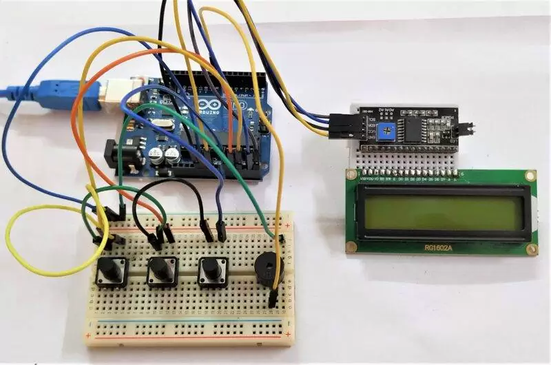 digital counter arduino