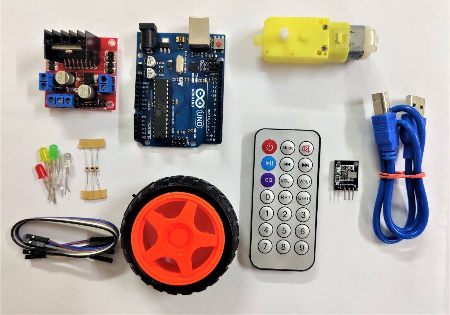 Remote control robot using Arduino | TSOP and Arduino control robot