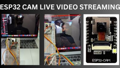 ESP32 cam live video streaming