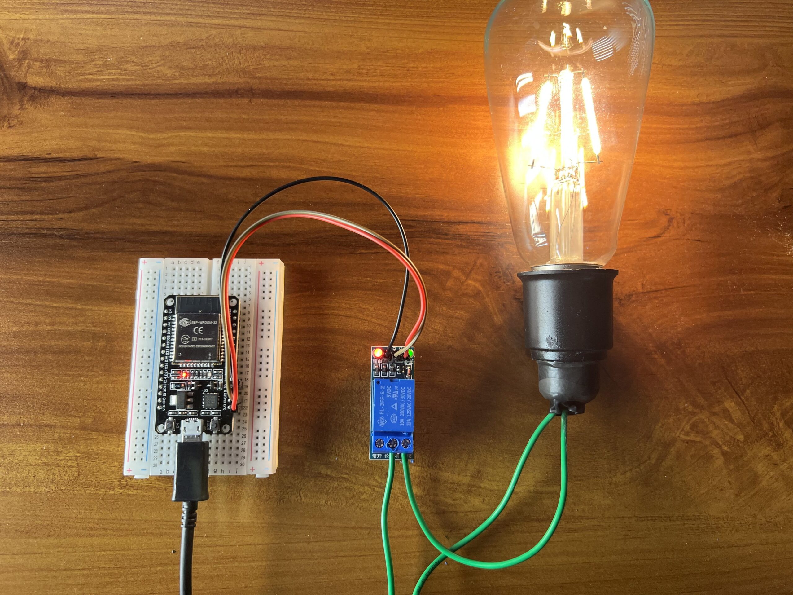 Light Bulb Control using IoT