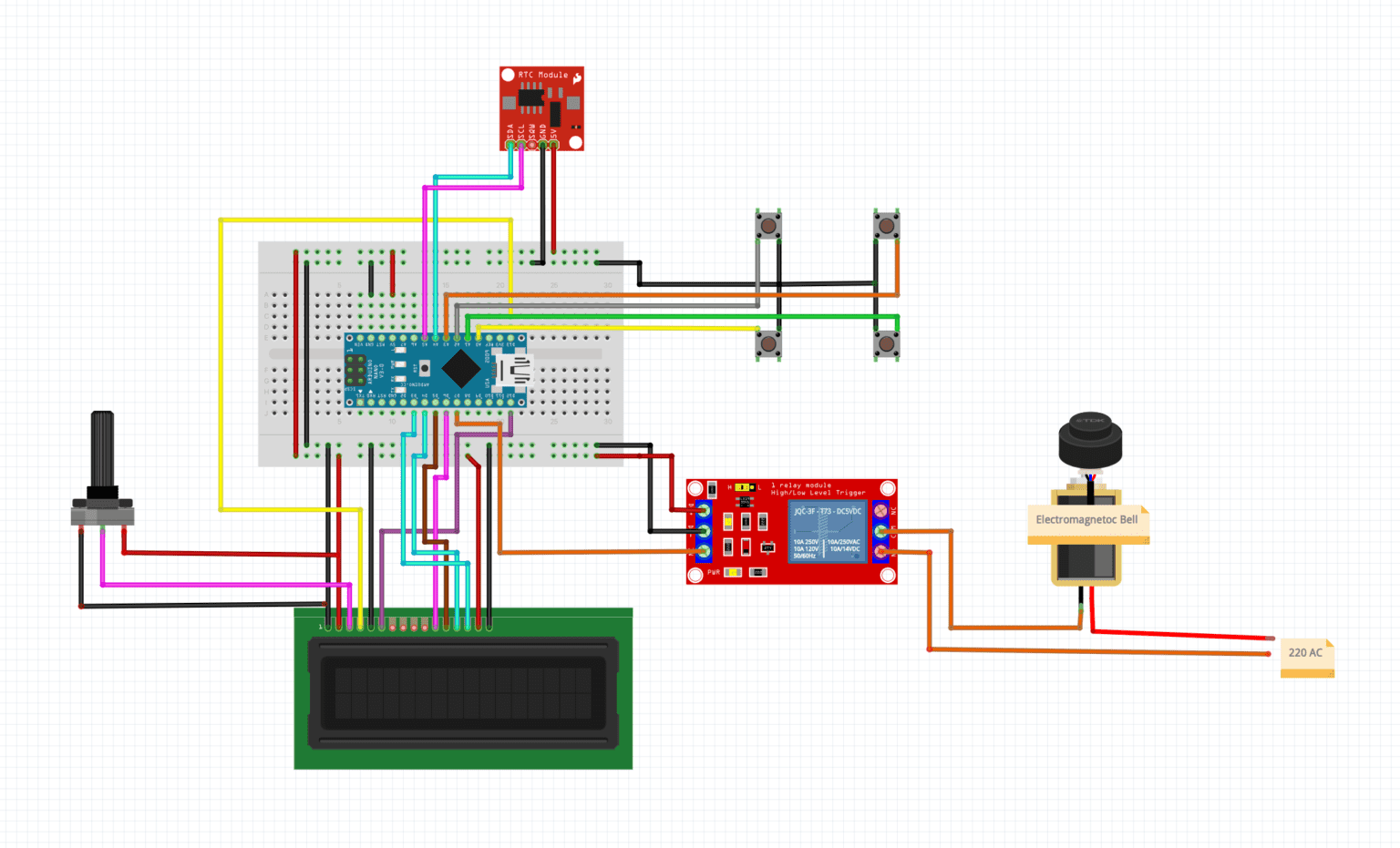 Automatic School Bell Arduino Project| Time Table Bell Alarm