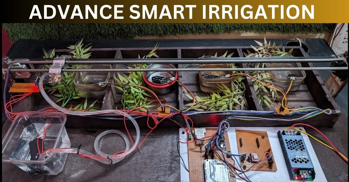 Advance Smart Irrigation Project with Guide Rail | movable Pump Smart Irrigation