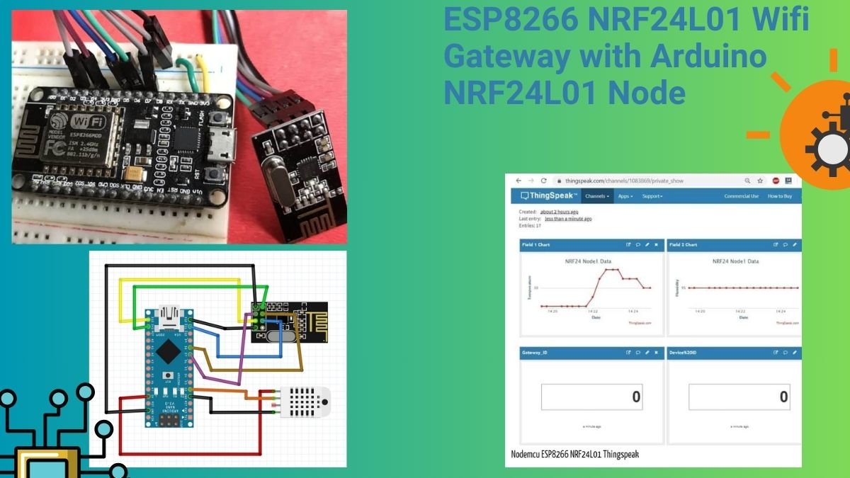 NRF24L01 Wifi Gateway with Arduino