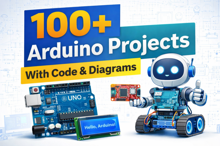 100+ Arduino Projects with Code (Beginner to Advanced) – 2026 Guide