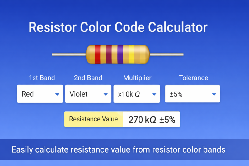 Resistor Color Code Calculator