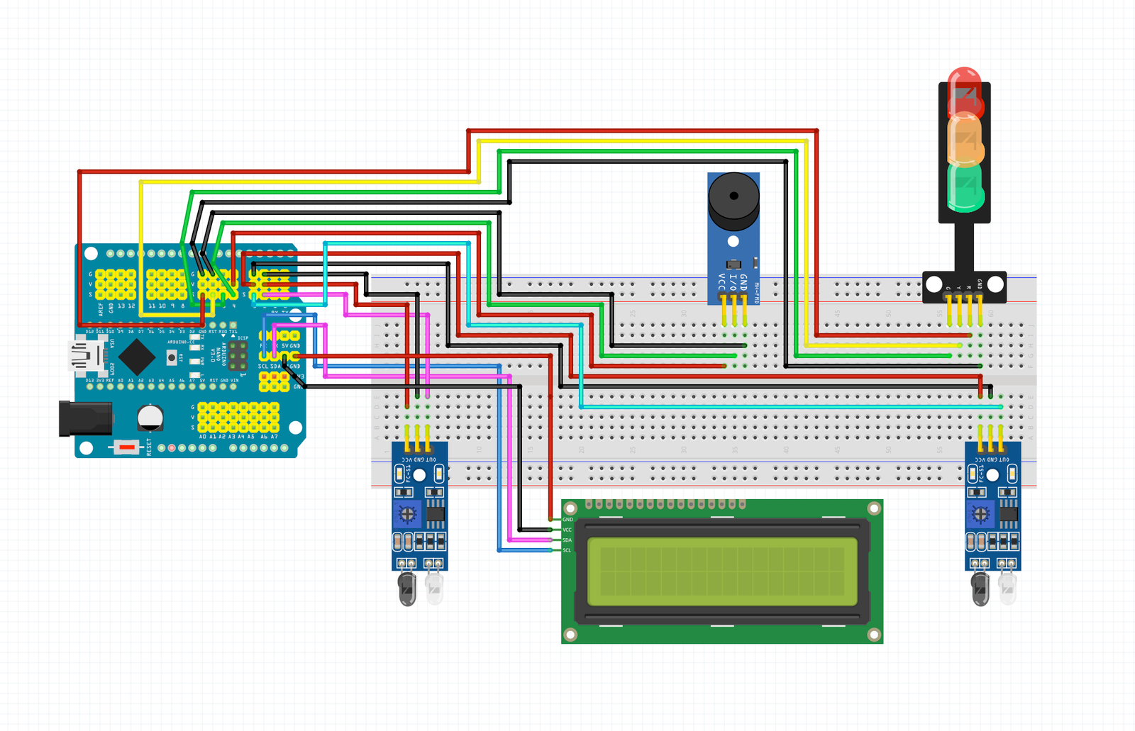Real Time Car Speed Detection Project ,Arduino, IR Sensors