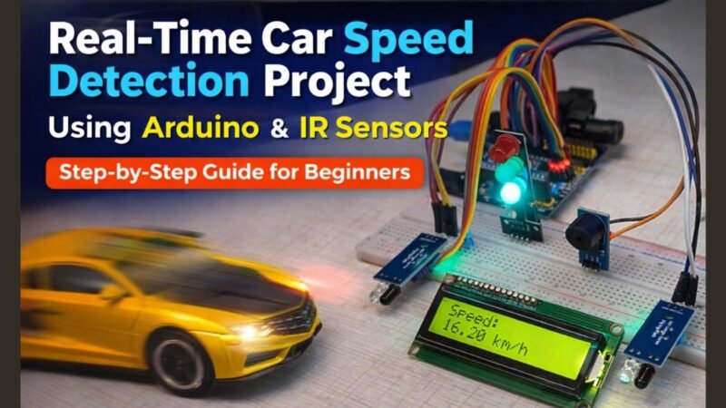 Real time speed detection project